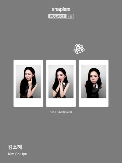 Kim So Hye X photoism X snapism 人生四格卡 貼紙 代印