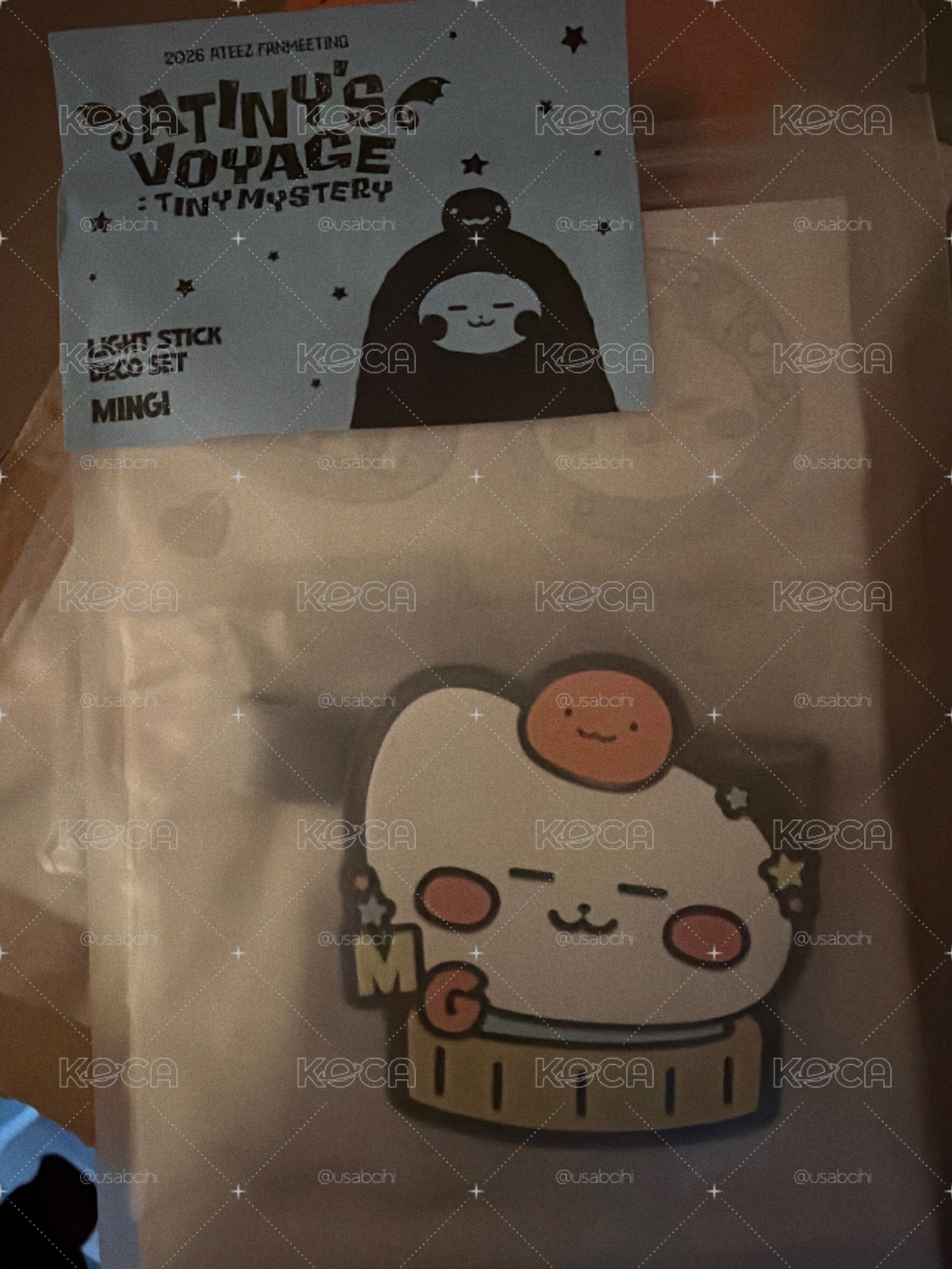 旼糕手燈裝飾含小卡