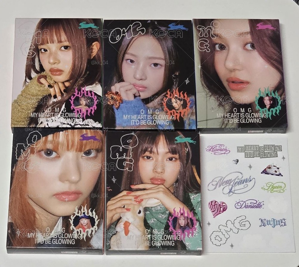 NEWJEANS - 首張單曲 [OMG] (MESSAGE CARD) ❗️5張個人不拆售