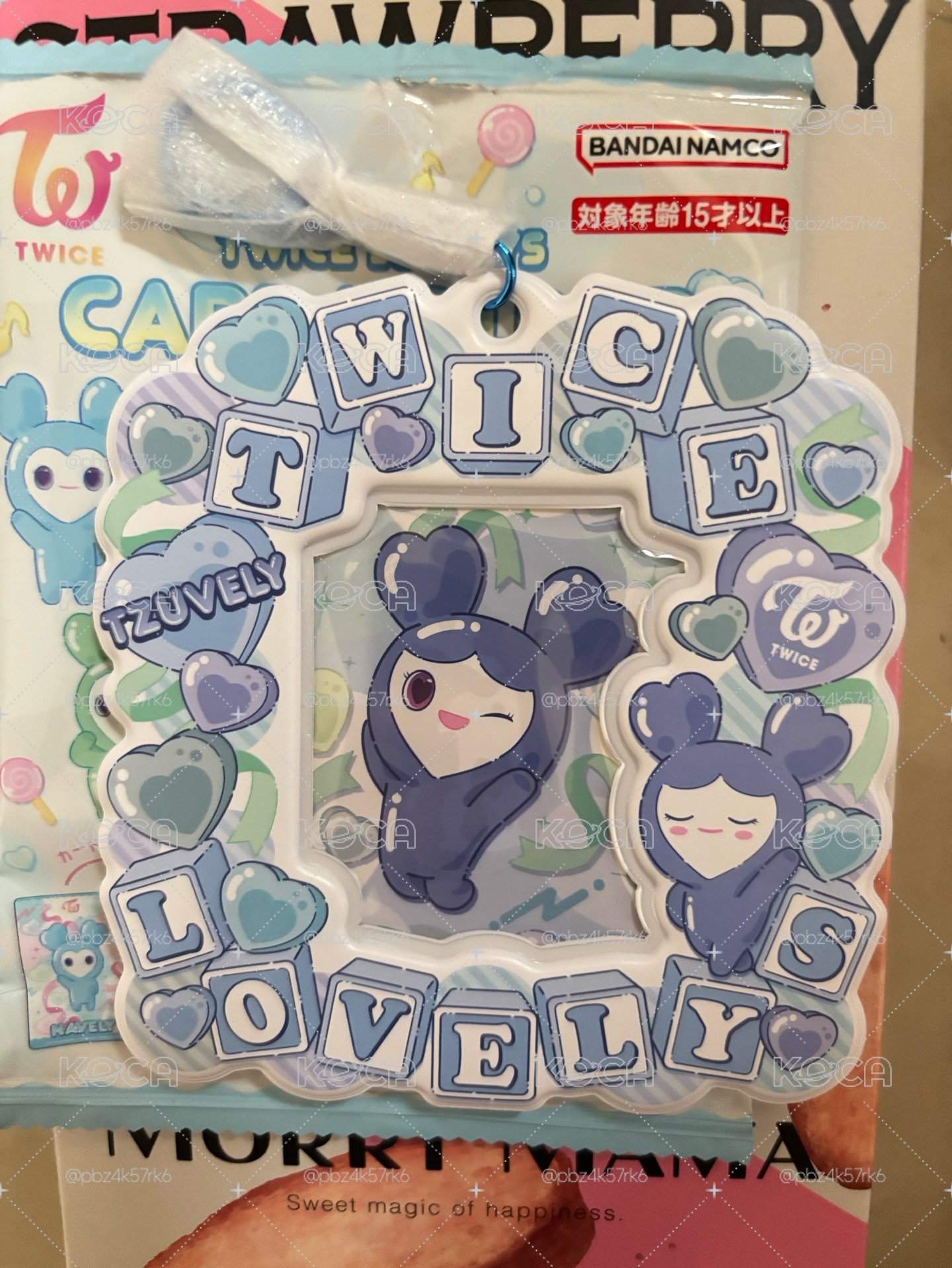 萬代食玩 TWICE LOVELYS 版 卡套 (組) TZUVELY