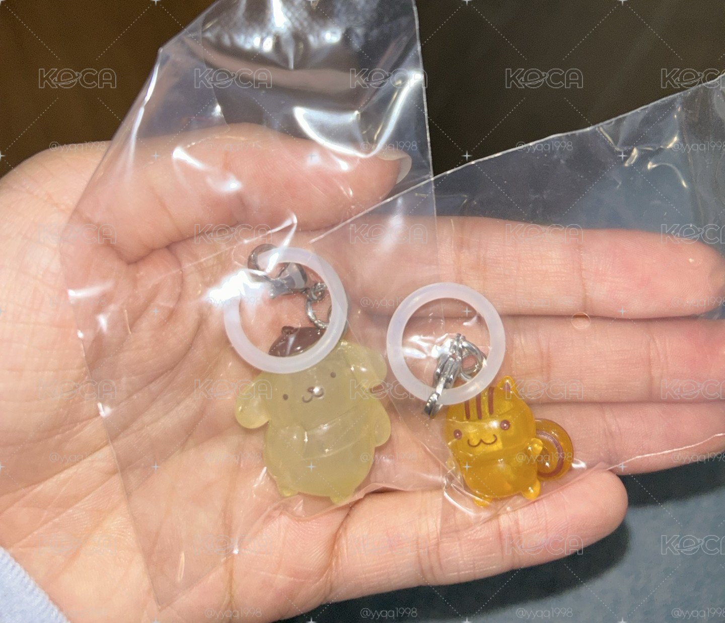 布丁狗傘扣扭蛋