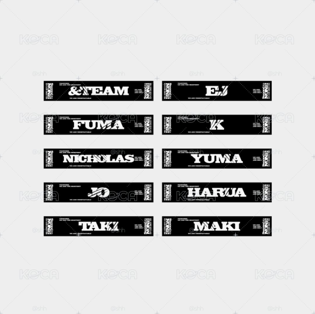 【預購】&TEAM｜Second to NONE應援毛巾