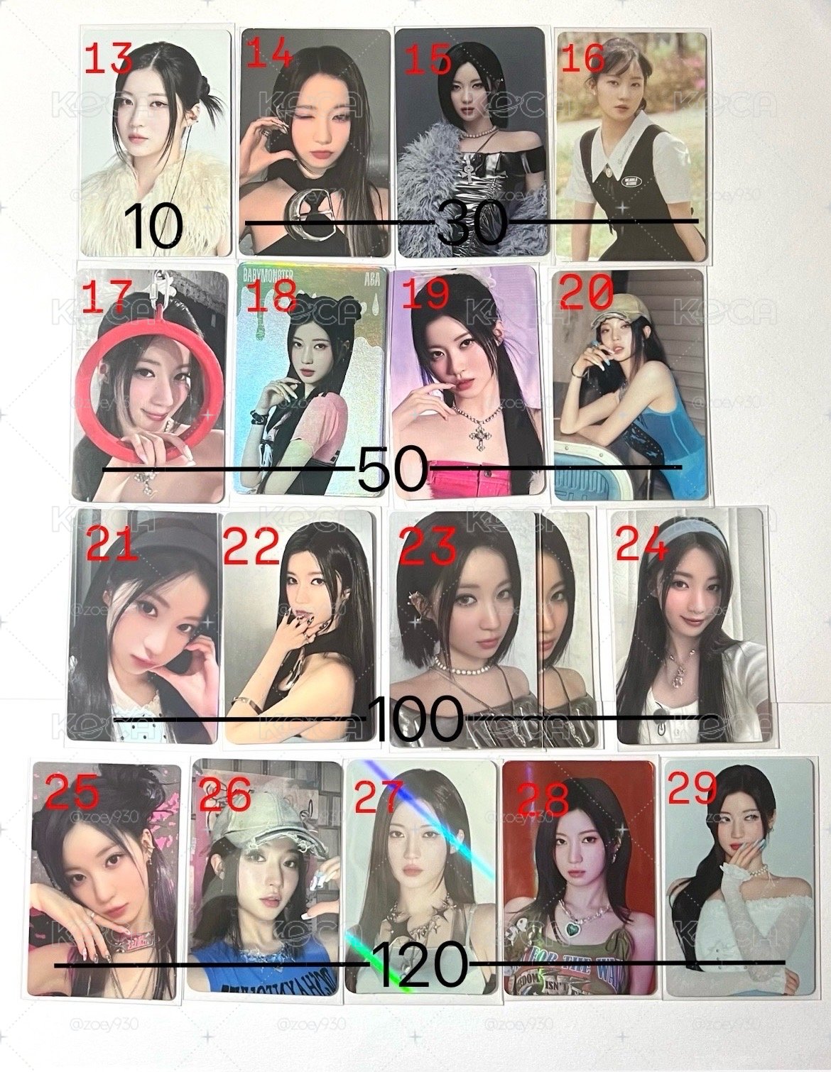Asa小卡（少量隊友、專輯