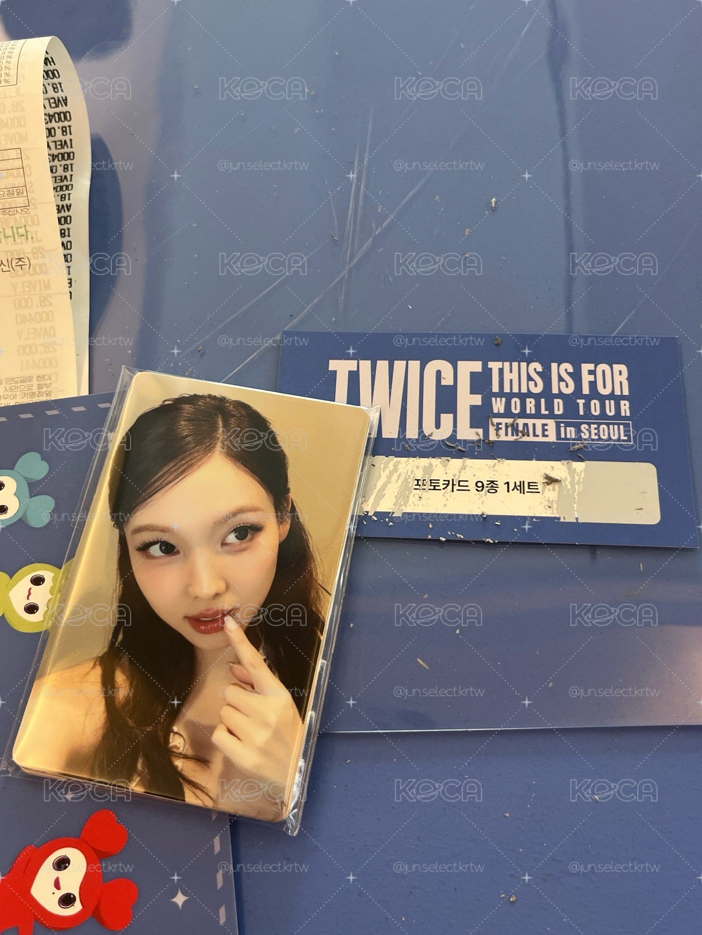 TWICE 首爾快閃店任務卡一套
