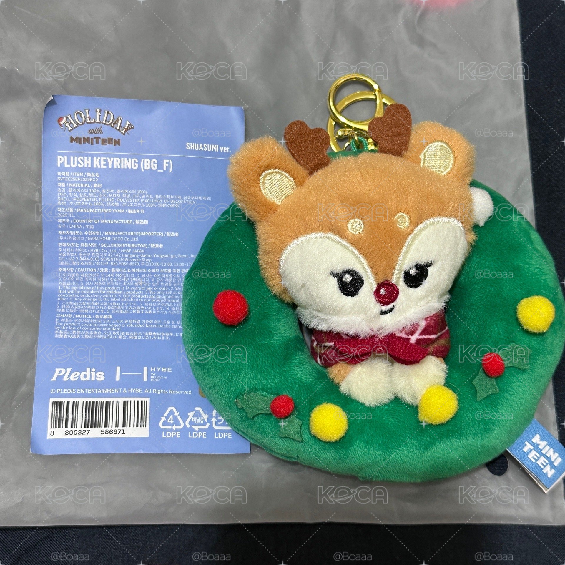MINITEEN 聖誕花圈 秀