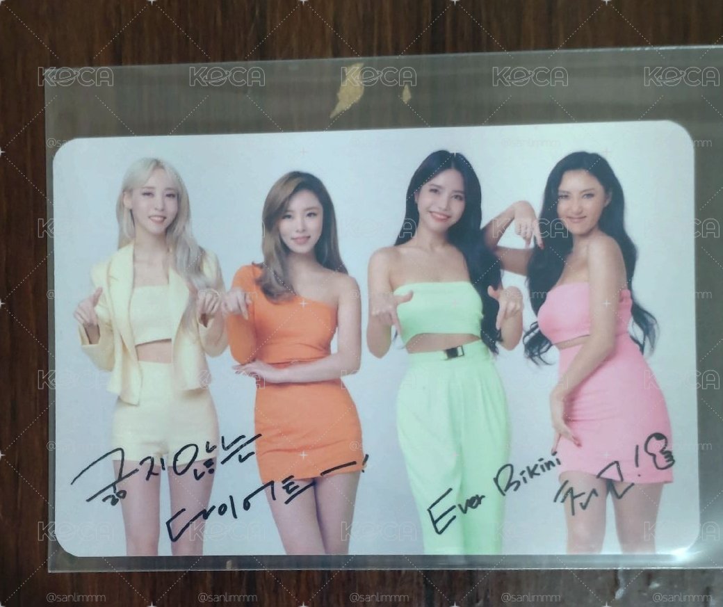 MAMAMOO X EVERBIKINI 代言團卡