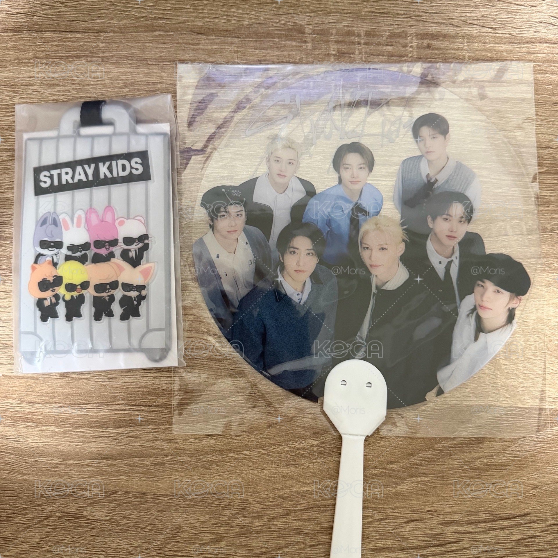 Stray kids 日本 Run it 升席禮 扇子 行李吊牌