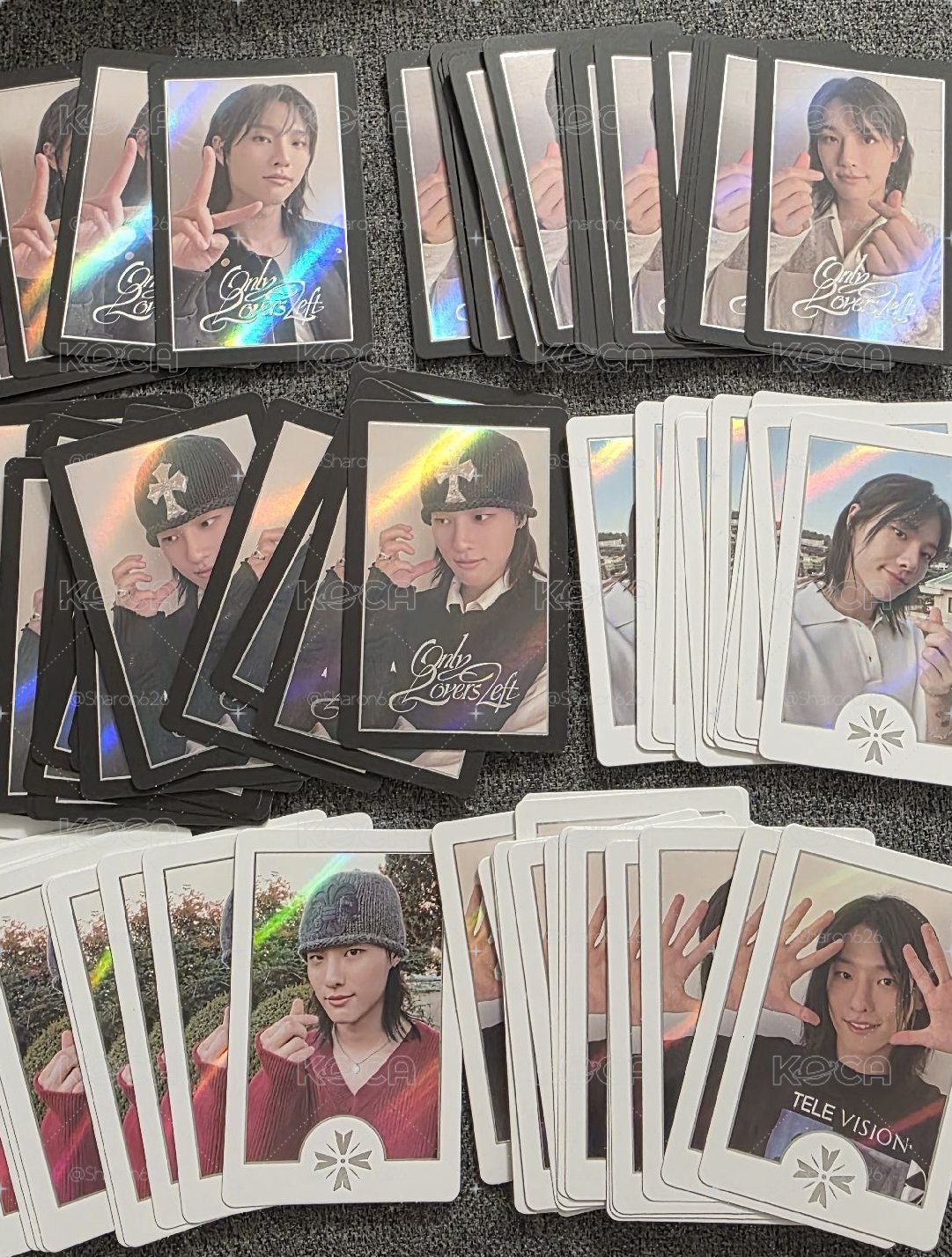 ONLY LOVERS LEFT Black ver. 專輯卡 +留言卡+閃卡