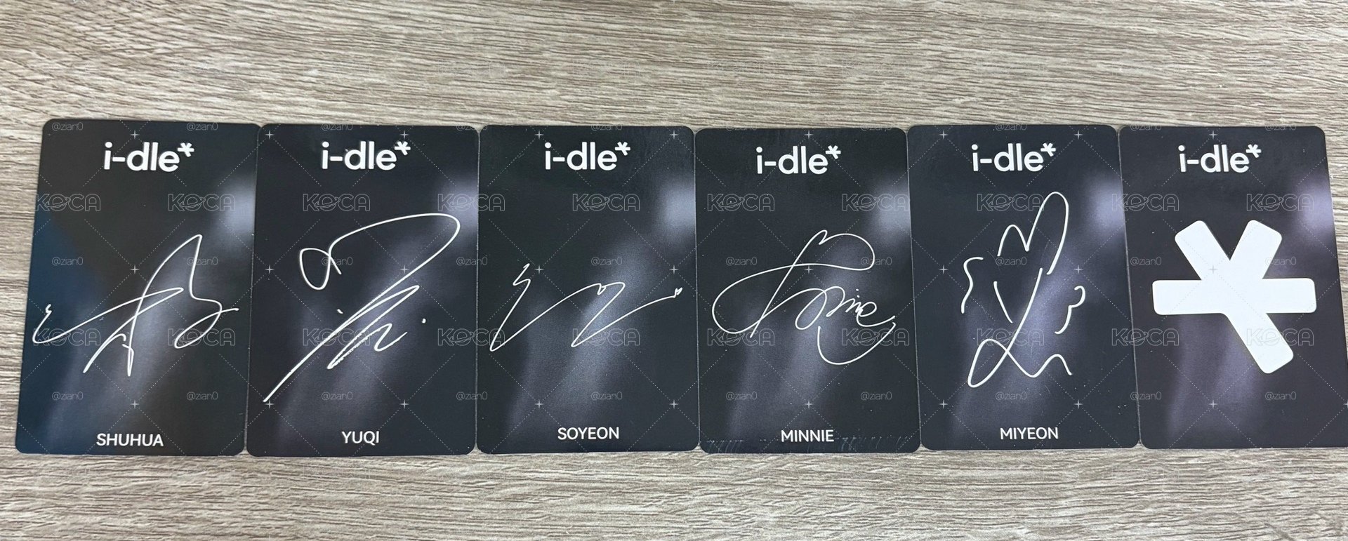 i-dle KFC卡包 全新未拆