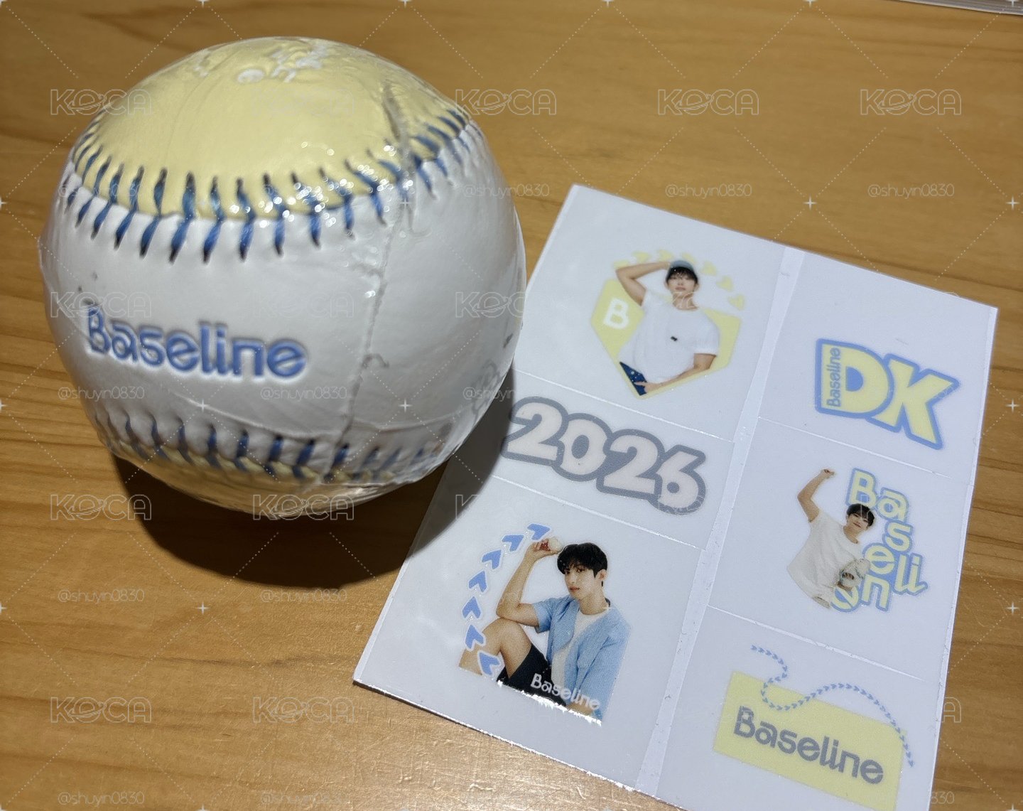 DK_Baseline 棒球貼紙組