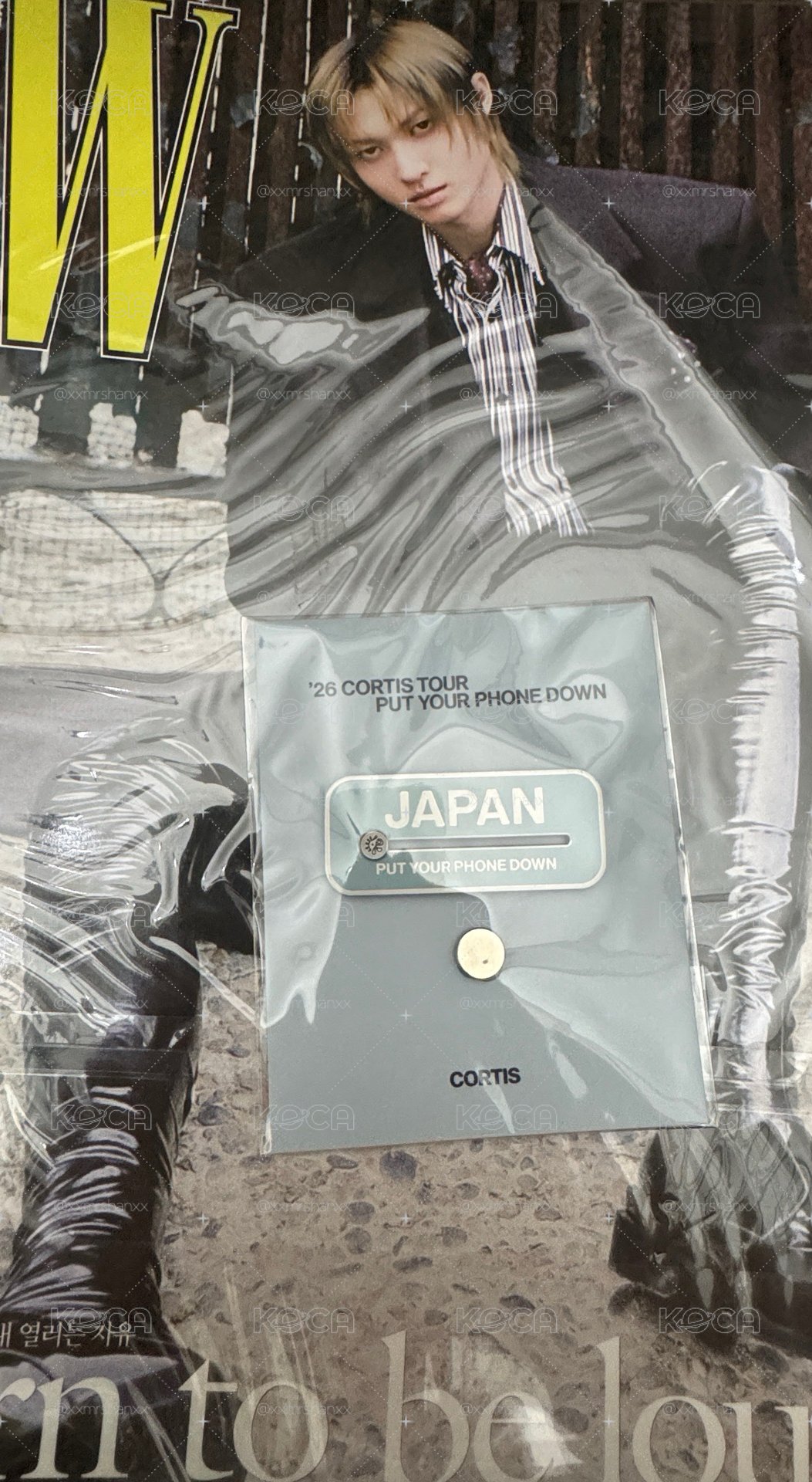 W Korea 馬丁 + 日本場限徽章