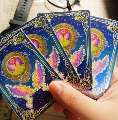 偶像學園/香澄真晝/星之翼無人卡一套四張
