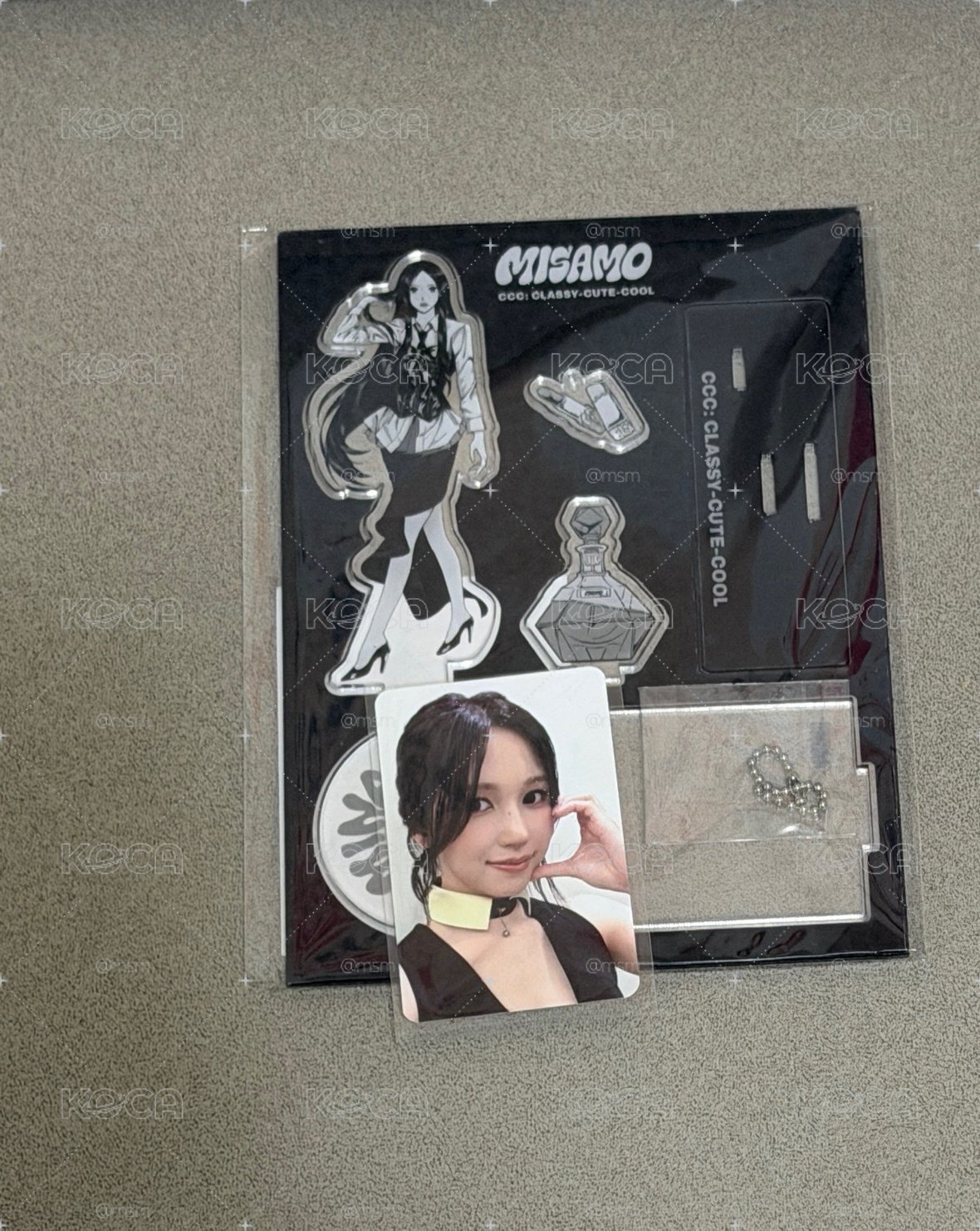 MISAMO 三週年快閃店 Mina立牌+小卡