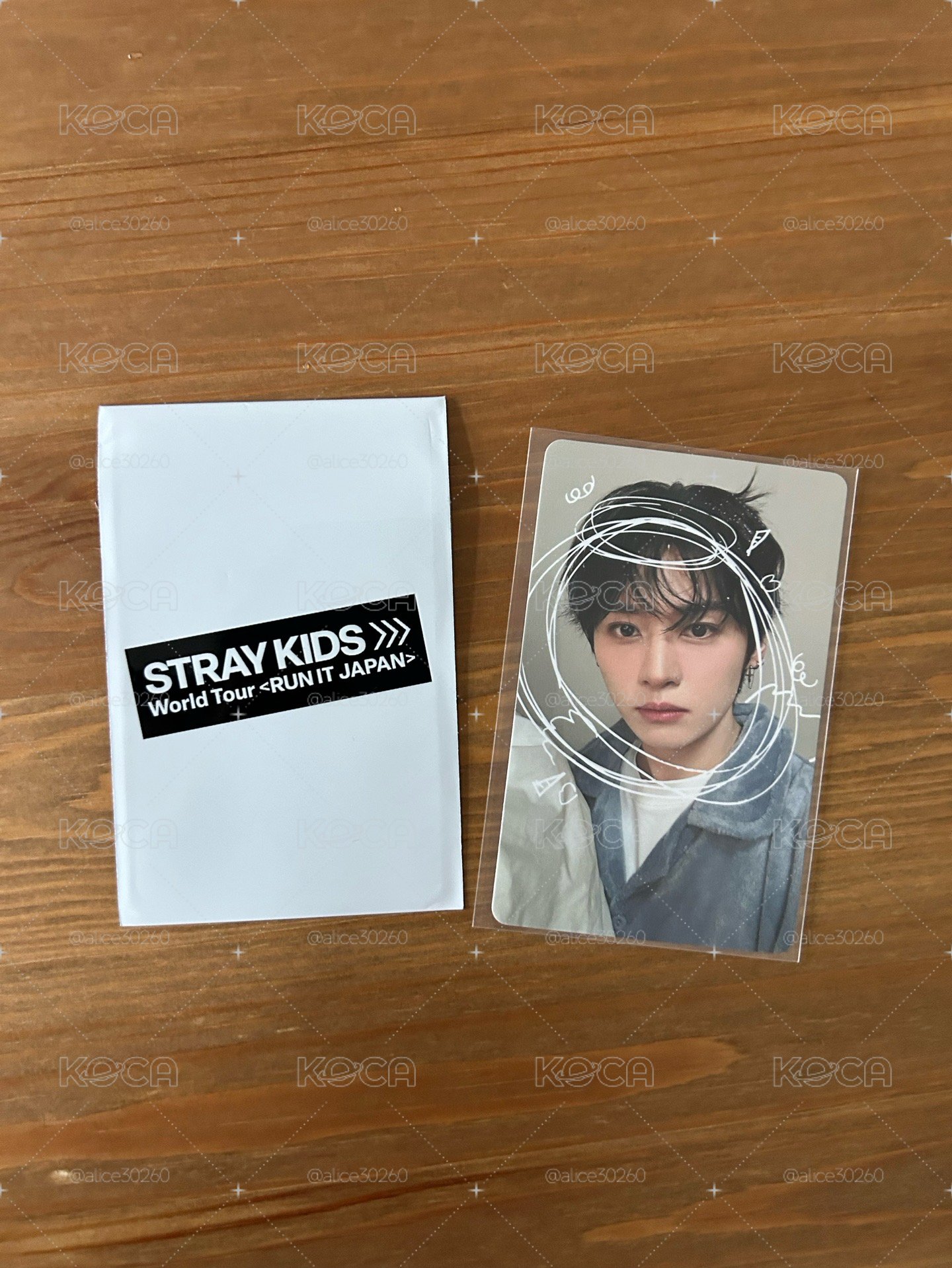 Stray Kids Lee Know RUN IT 日本快閃店 滿額卡
