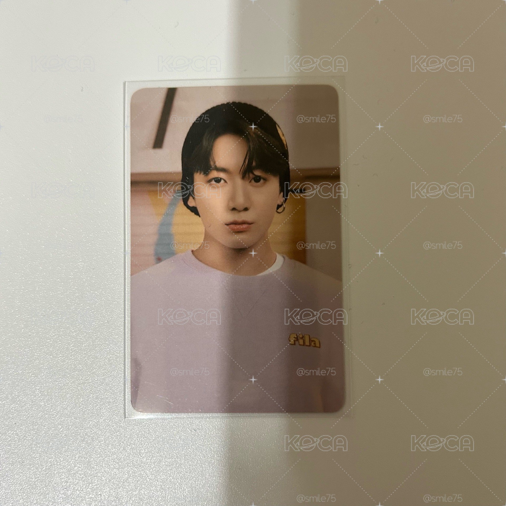 BTS 防彈少年團 田柾國 JK jungkook Fila 特典 日版 小卡