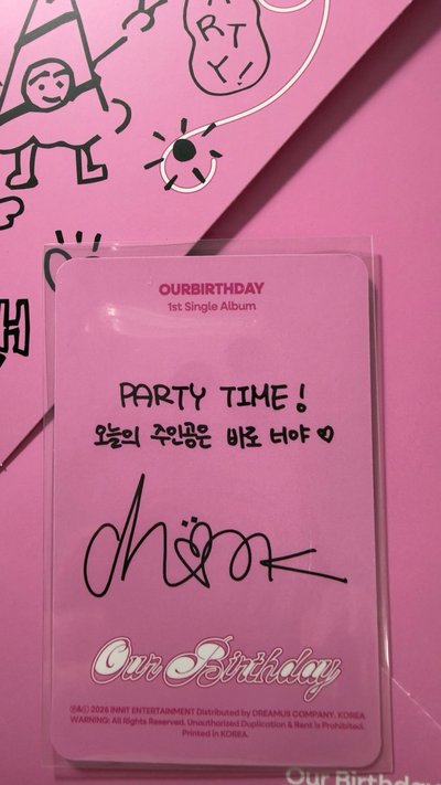 Our Birthday 專輯卡 Party ver