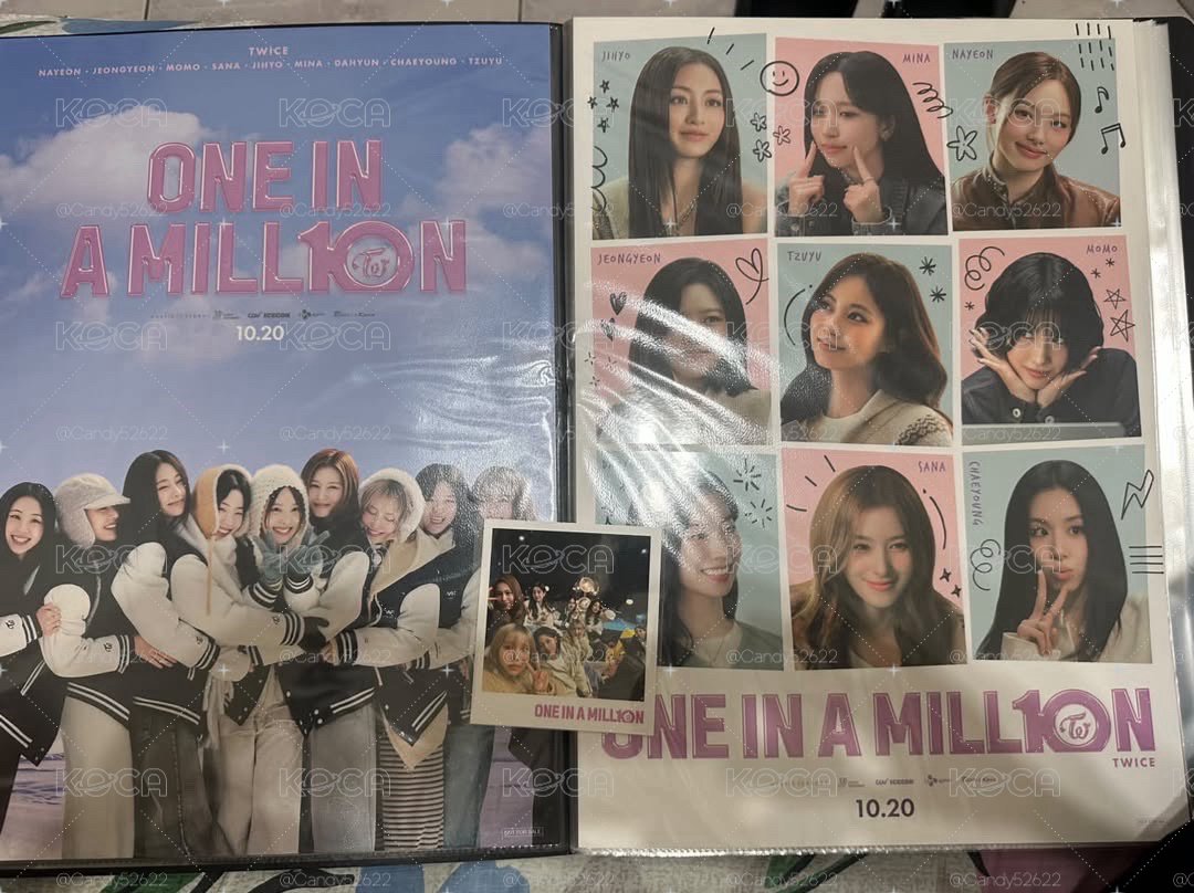 TWICE 十週年電影 海報+拍立得