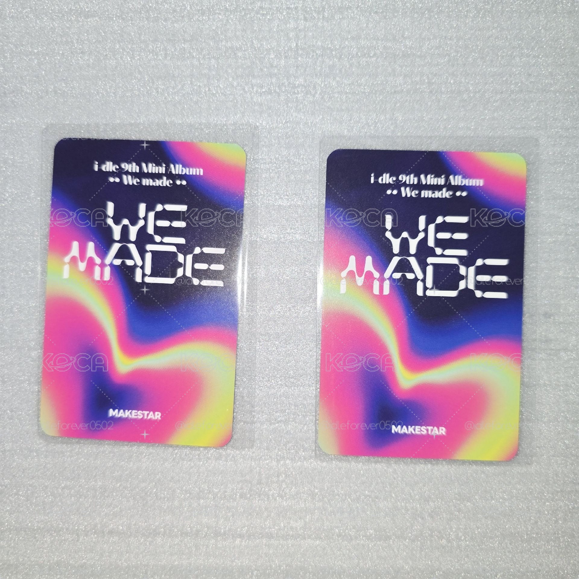 i-dle 迷九 We Made MS1.0特典卡
