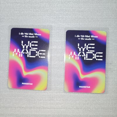 i-dle 迷九 We Made MS1.0特典卡