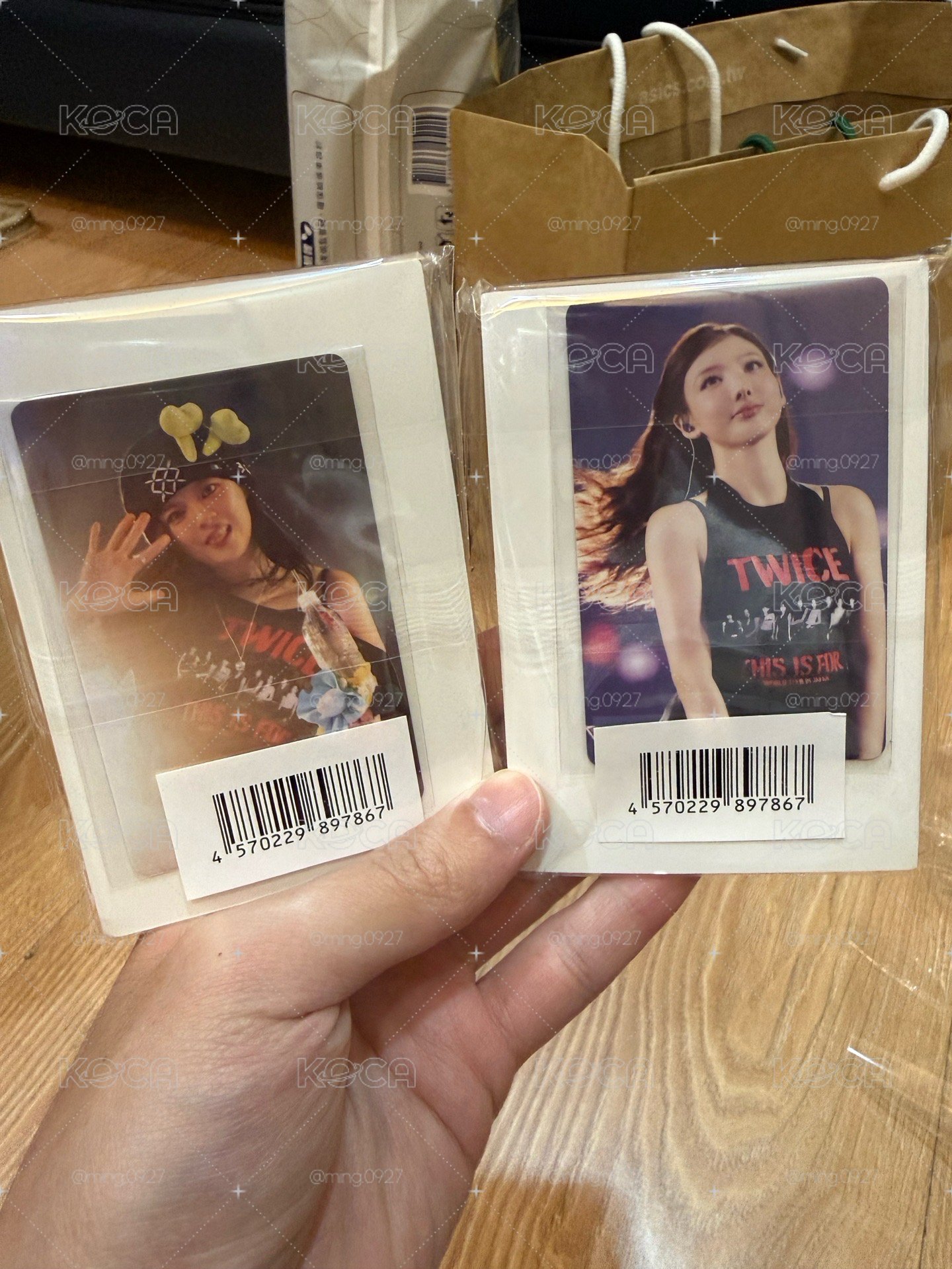 TWICE 東京巨蛋DVD 特典卡