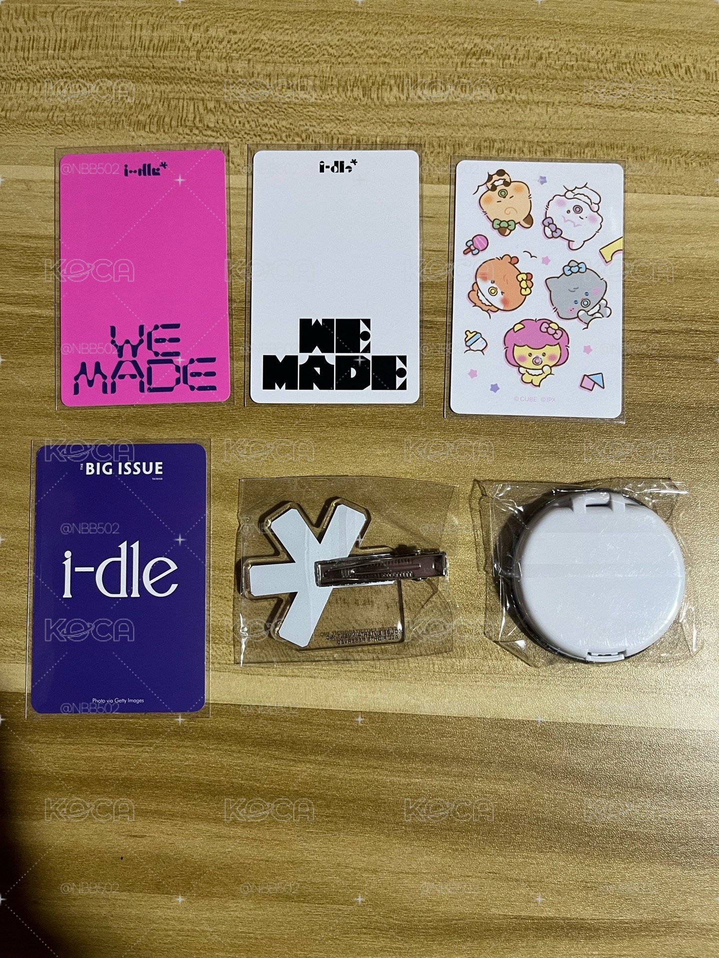 🏆 I-dle  小娟 小禮包*6