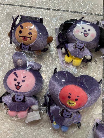 BT21 天使惡魔系列 SS娃 吊飾