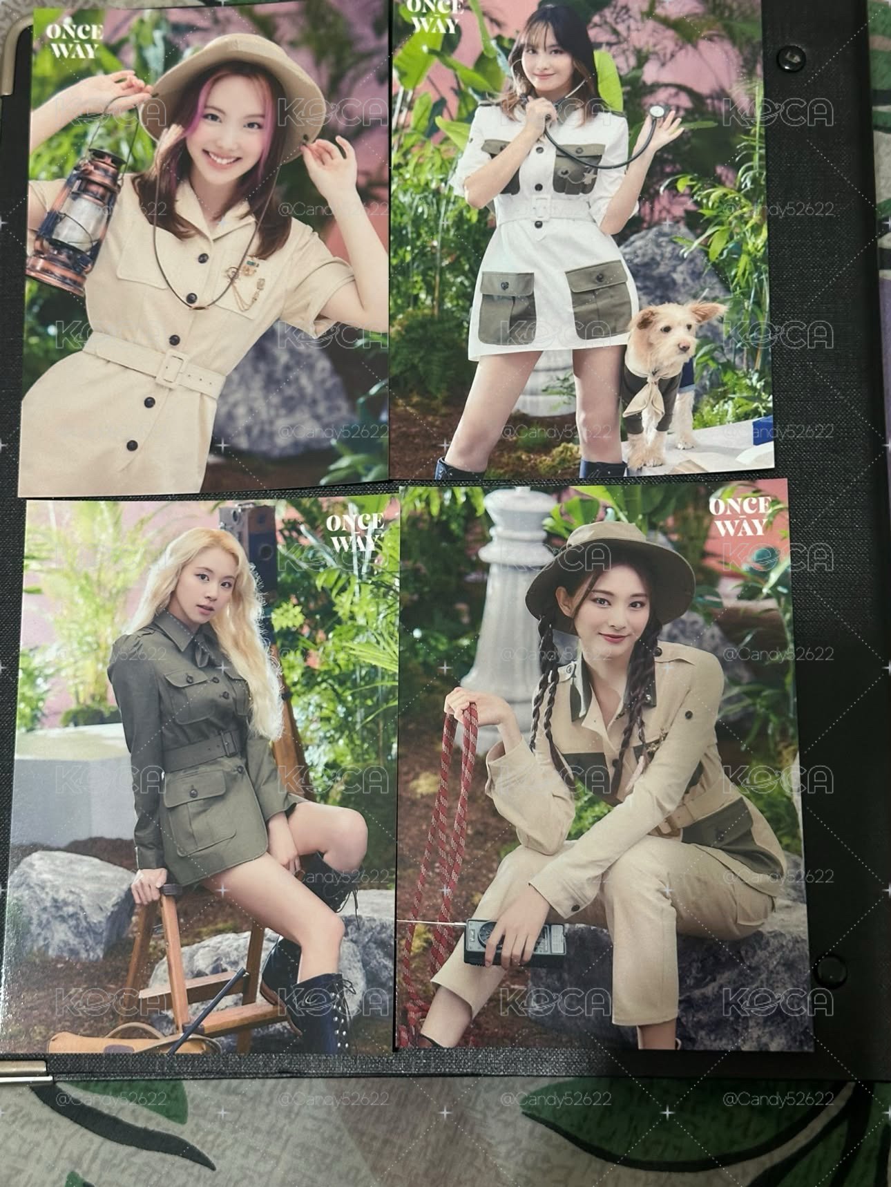 TWICE 22’JP年曆 明信片大卡 臉摸彩瑜+團體