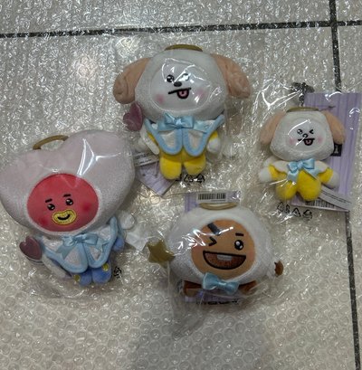 BT21 天使惡魔系列 天使SS娃 吊飾
