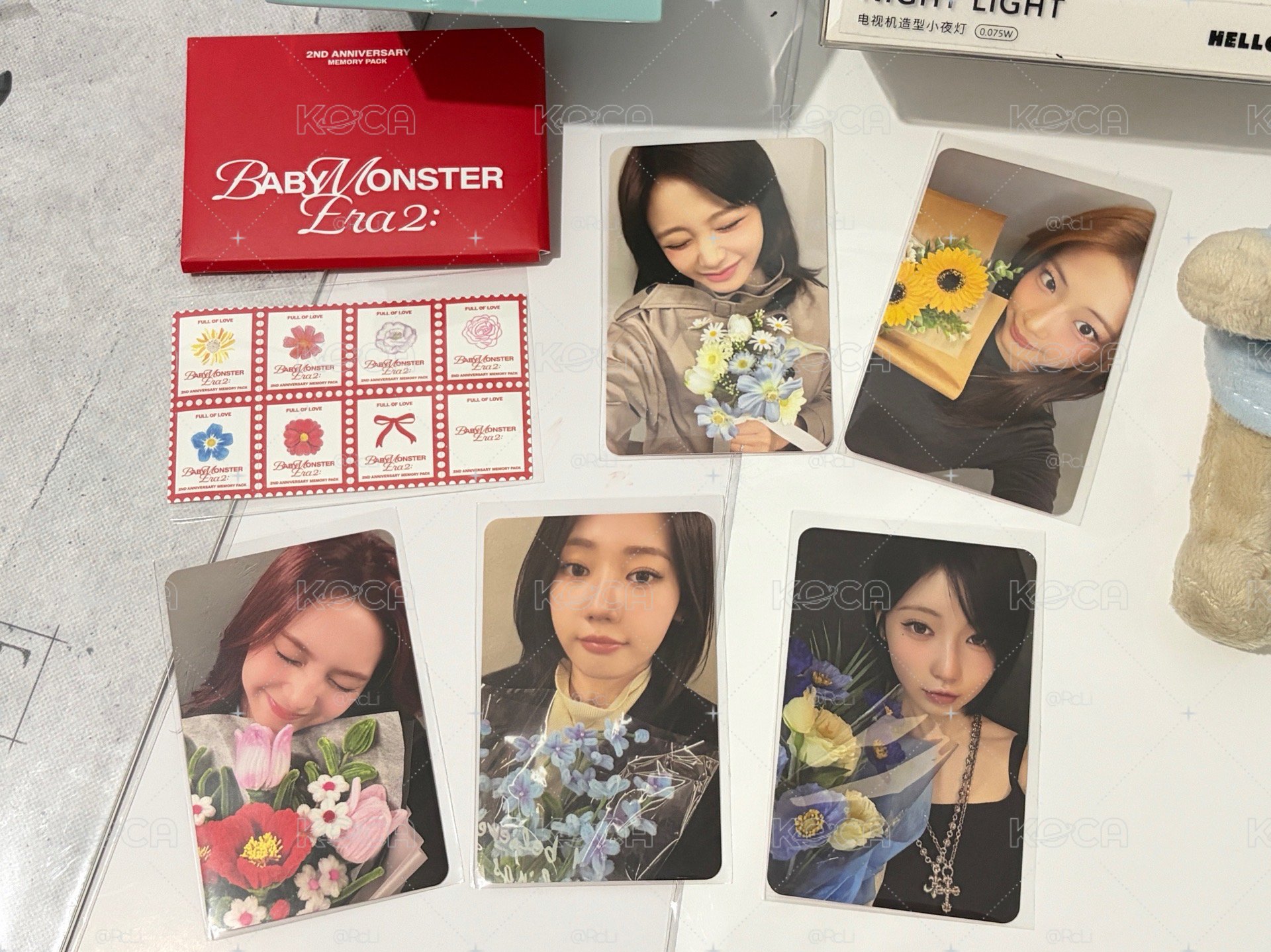 BABYMONSTER 二週年回憶紀念寫真 專輯卡 手寫自拍卡