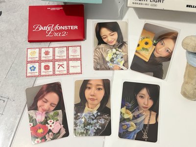 BABYMONSTER 二週年回憶紀念寫真 專輯卡 手寫自拍卡
