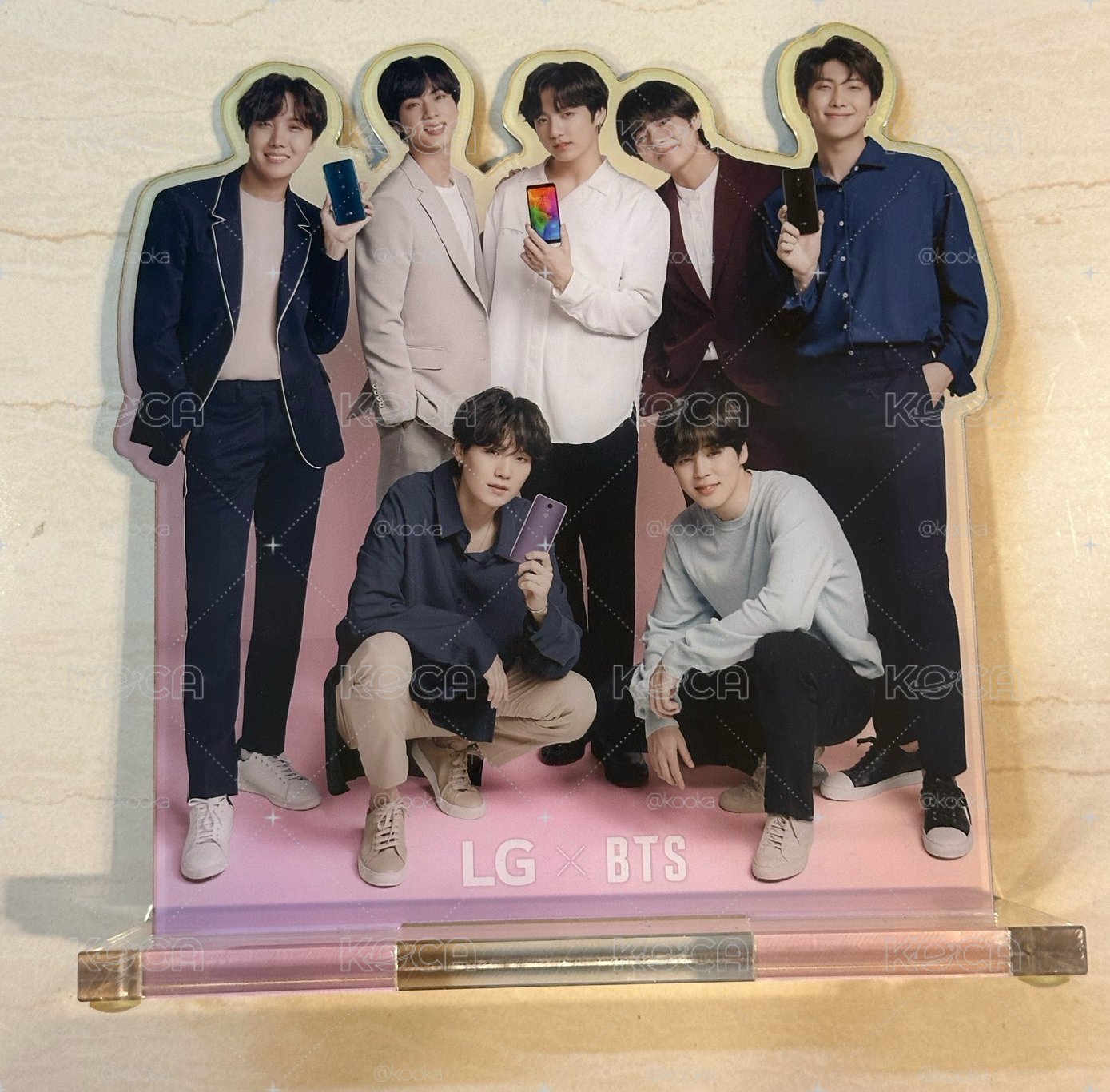 BTS ｜LG 全員桌上立牌