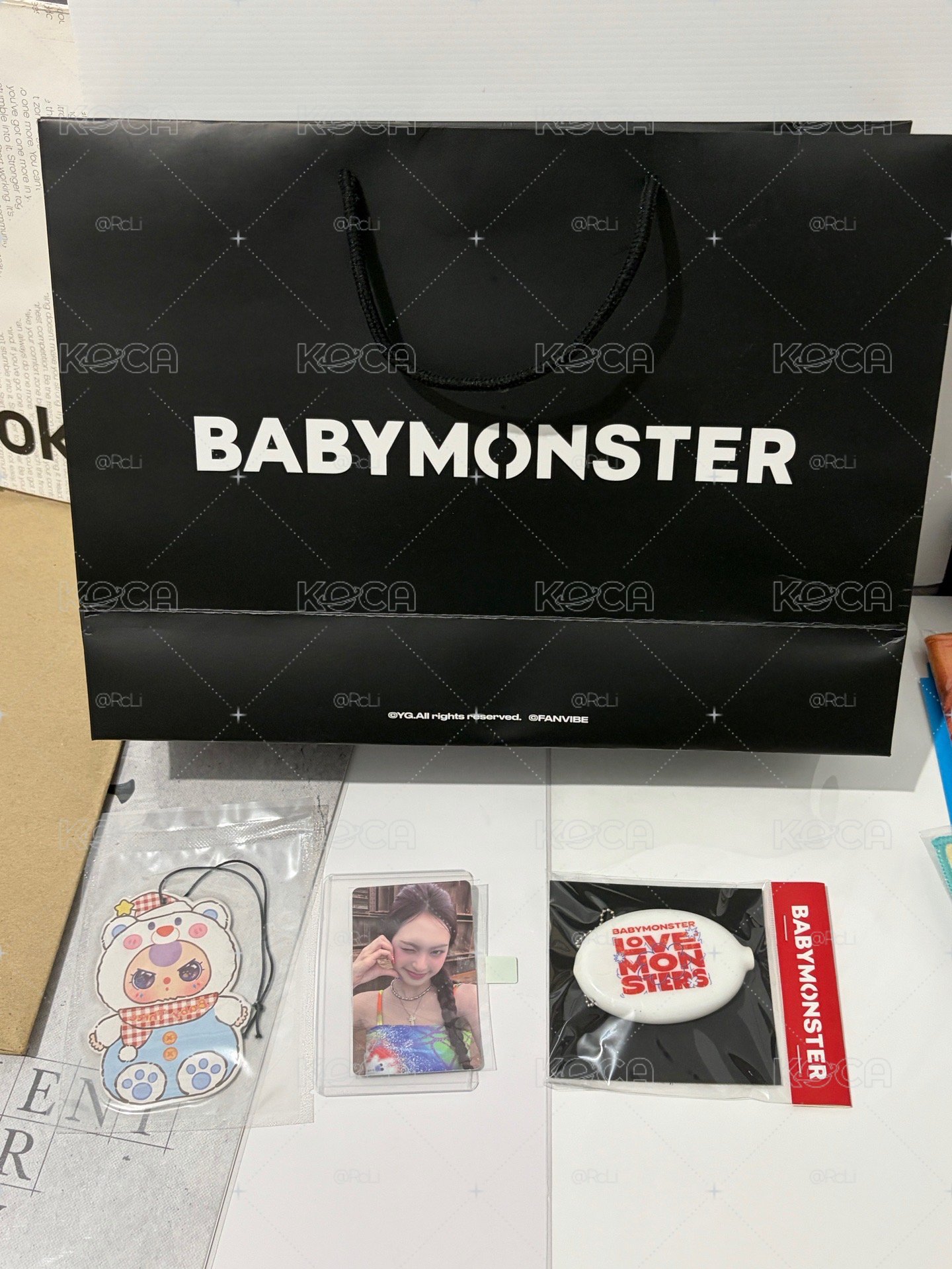 BABYMONSTER 柒 吊飾卡PSYCHO