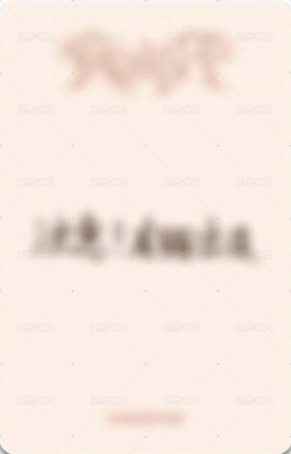 迷二 ms 小貓髮夾 簽售卡  背面