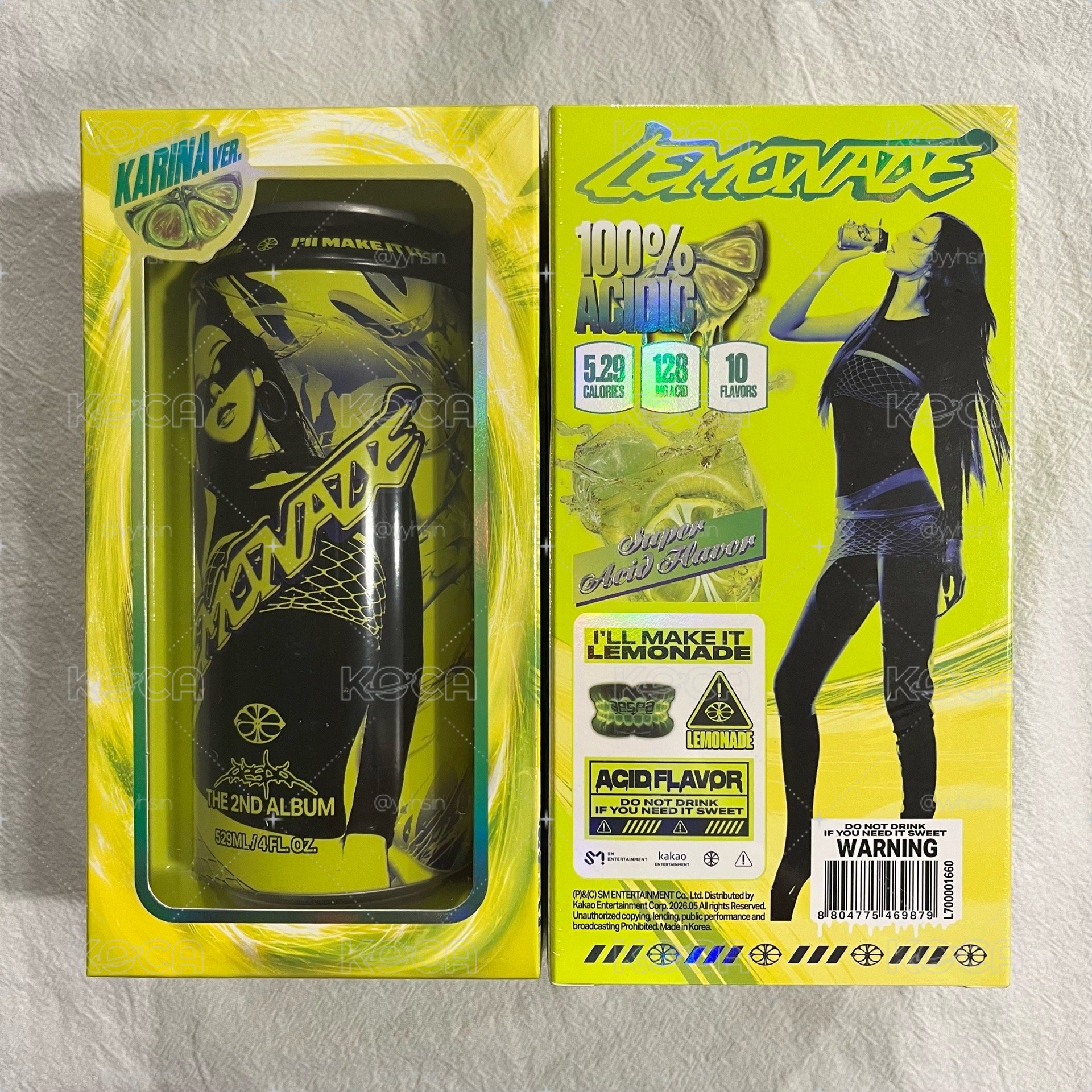 LEMONADE CAN ver. 柚封 全新未拆