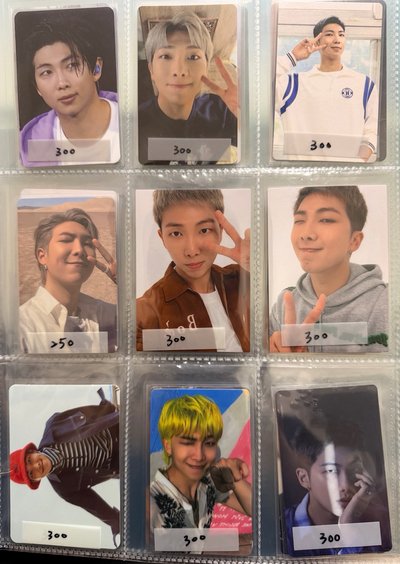 RM 南俊 幸運卡 特典 年曆卡 日咖