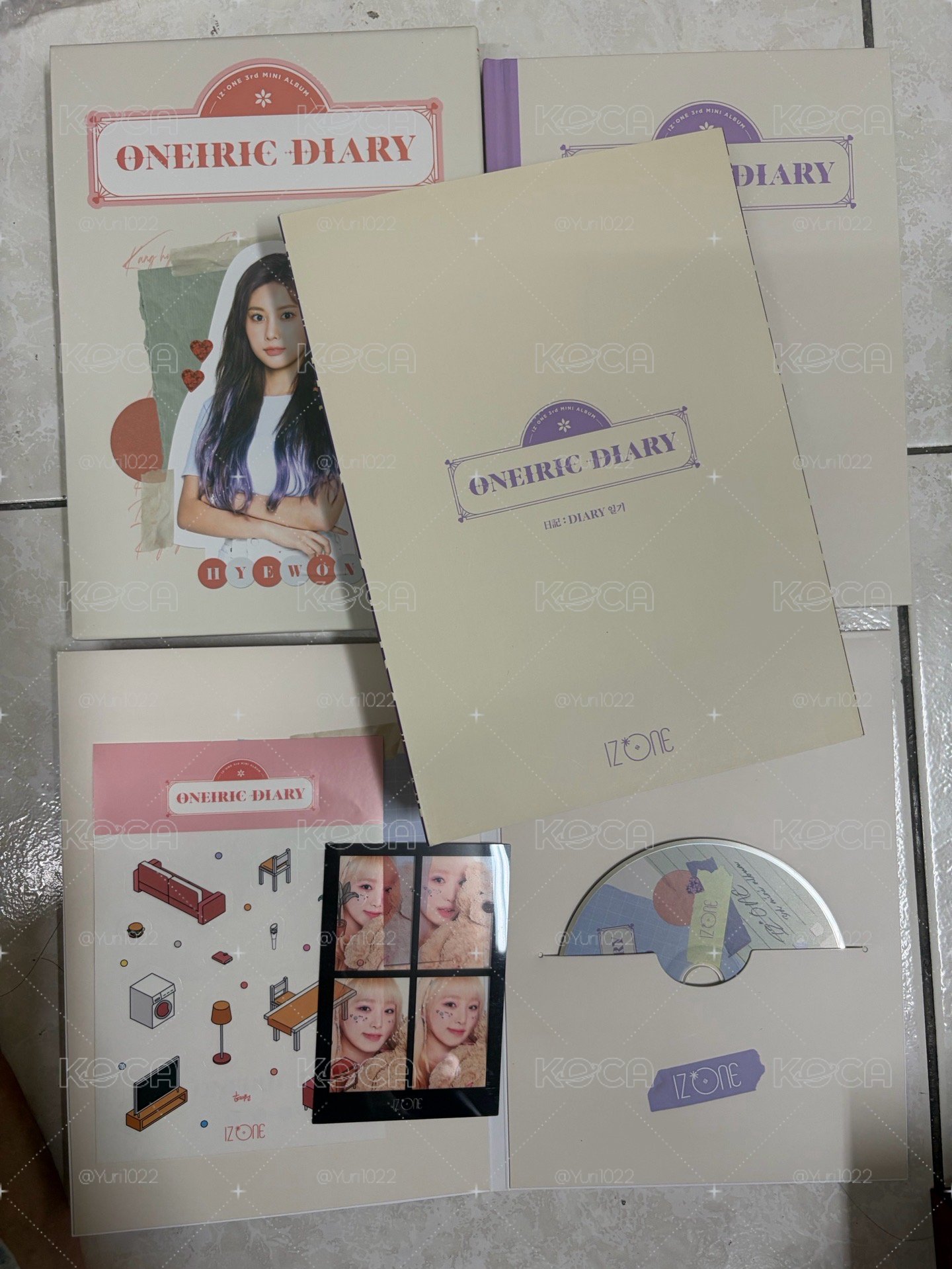 惠元 IZ*ONE 時期 Oneiric Diary 專輯 Diary ver. 