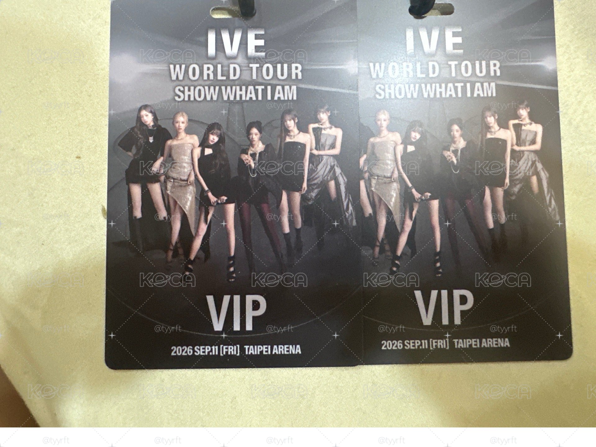 9/11 VIP 吊牌（默認廠損）
