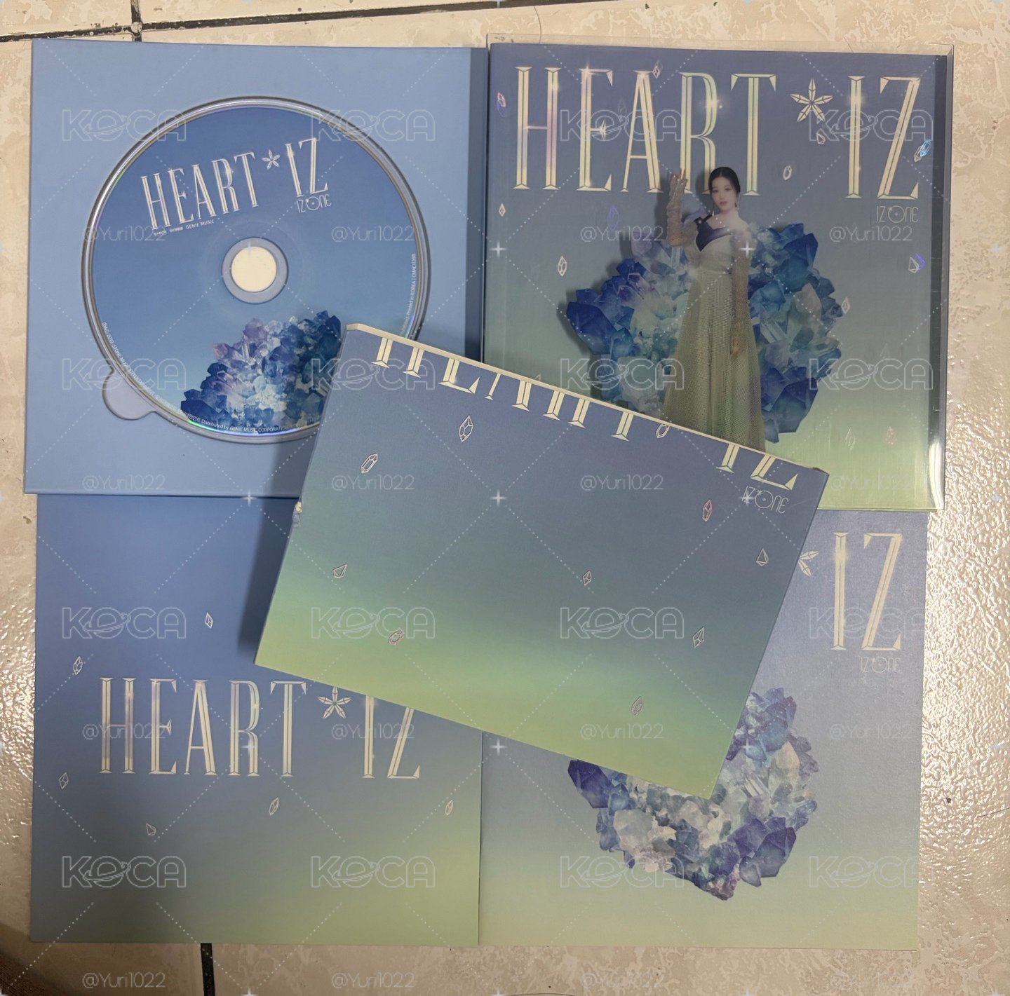 HEART*IZ 藍版 員瑛封面 專輯 空專