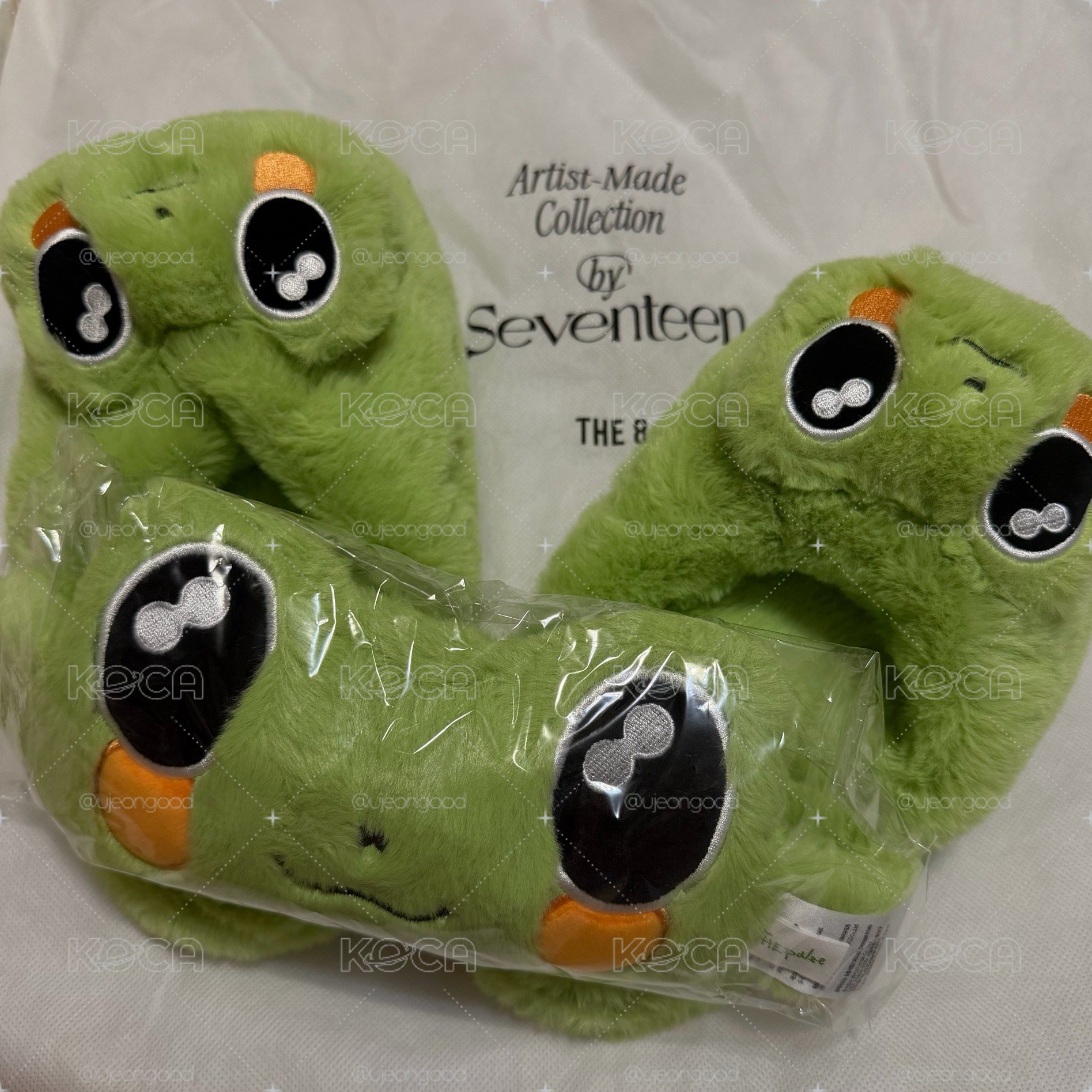 小八哩拖鞋&眼罩.ᐟ.ᐟ🐸