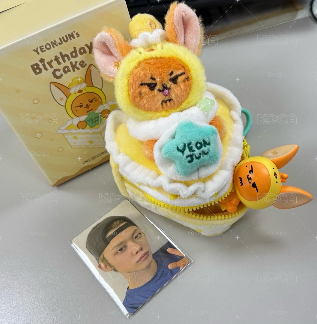 26-27生日禮 黃春生日蛋糕 零錢包 (不含公仔)
