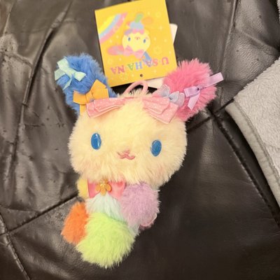 花小兔 生日緞帶吊飾娃