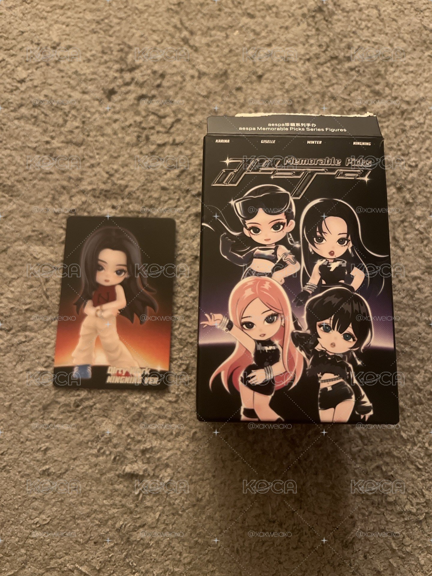 泡泡瑪特POPMART aespa dirty work ningning 寧寧全新未拆袋