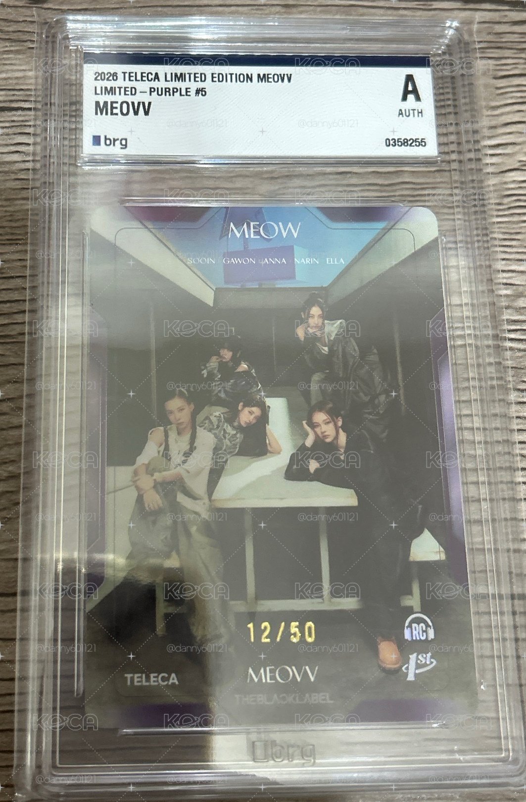MEOVV TELECA 團體卡 12/50