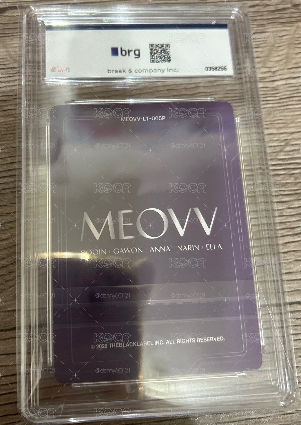 MEOVV TELECA 團體卡 12/50