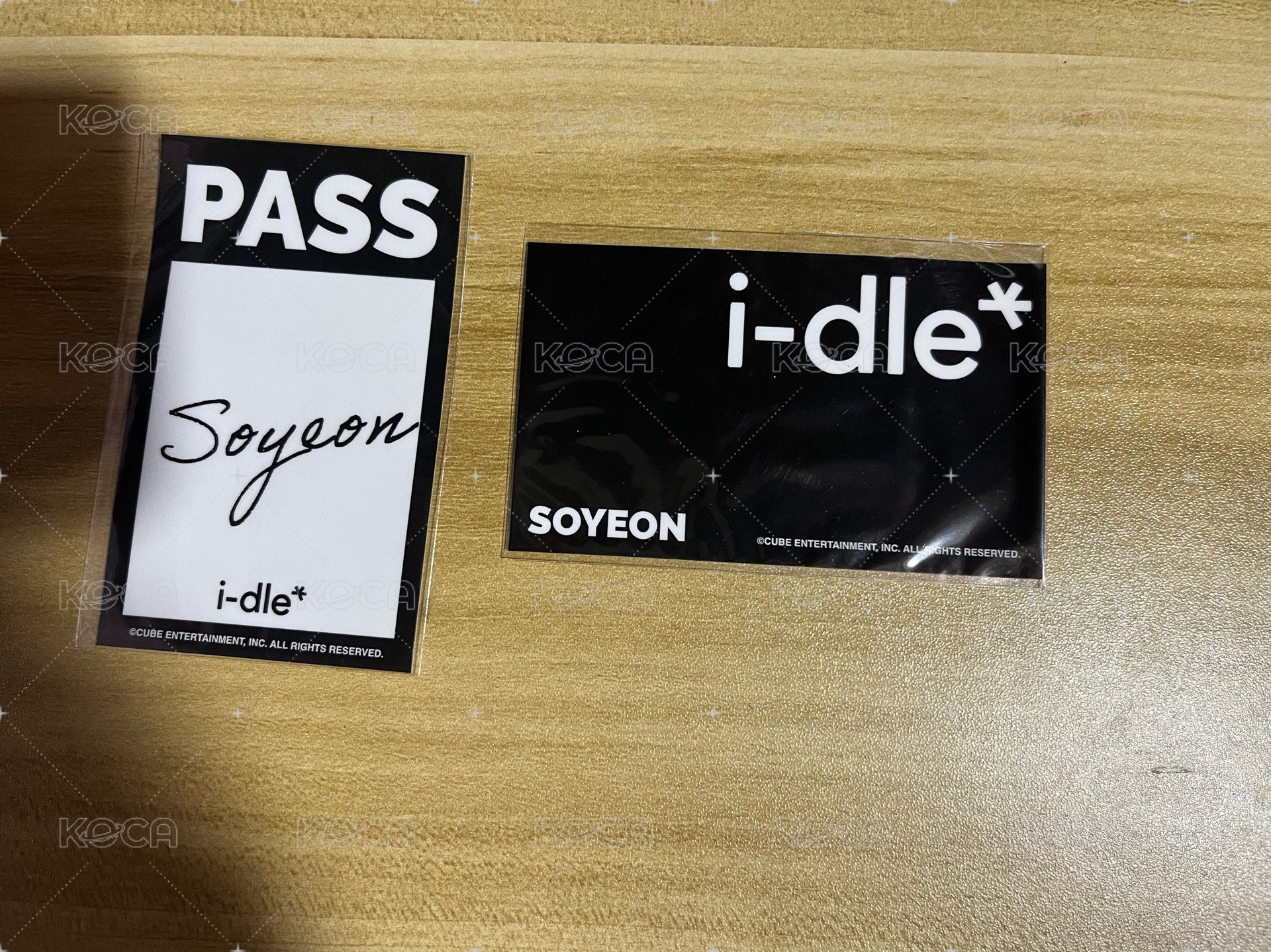 🏆 I-dle 日巡 一番賞 貼紙*2 小娟