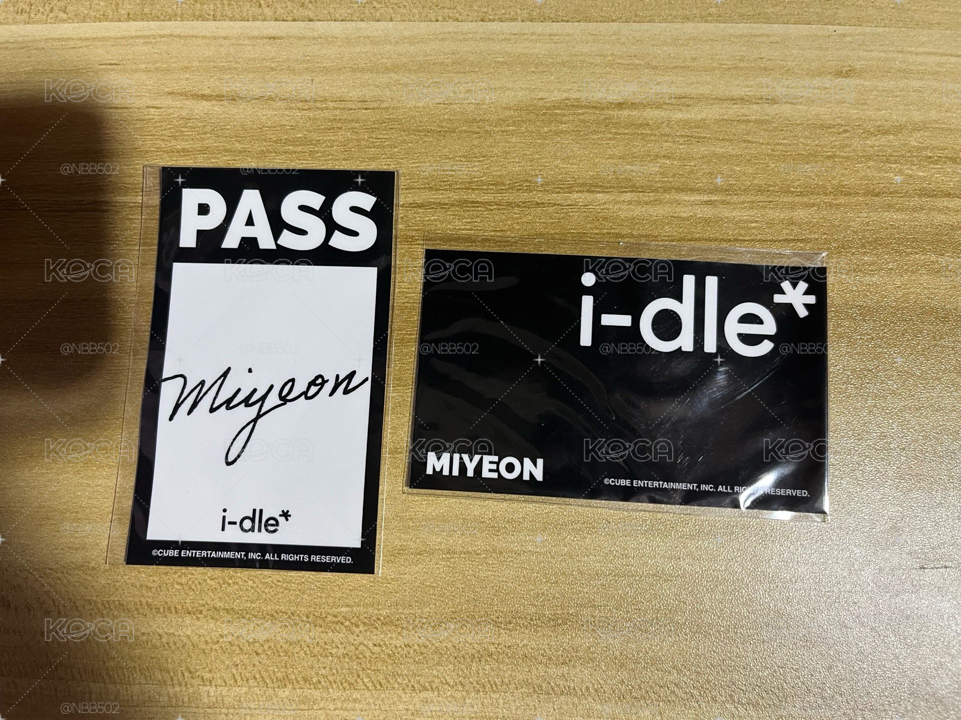 🏆 I-dle 日巡 一番賞 貼紙*2 薇娟