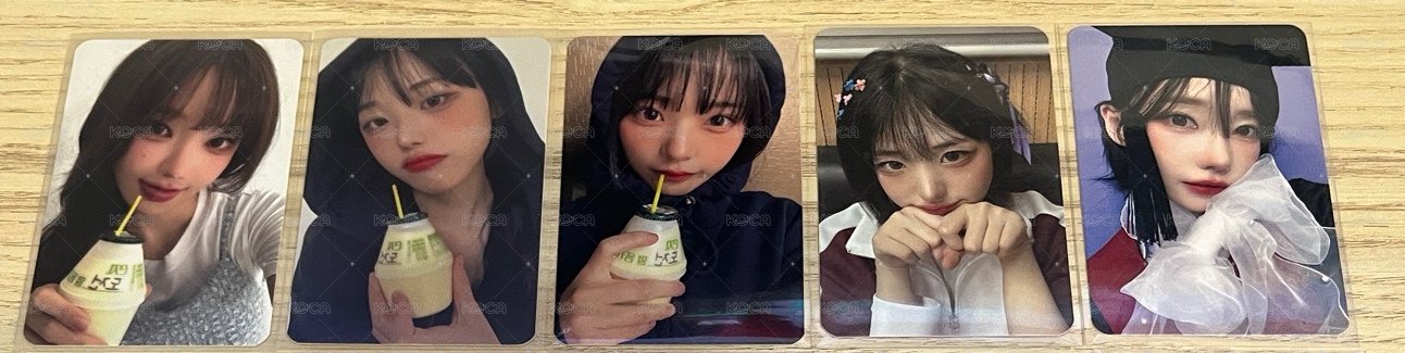 五張一組（第一排）