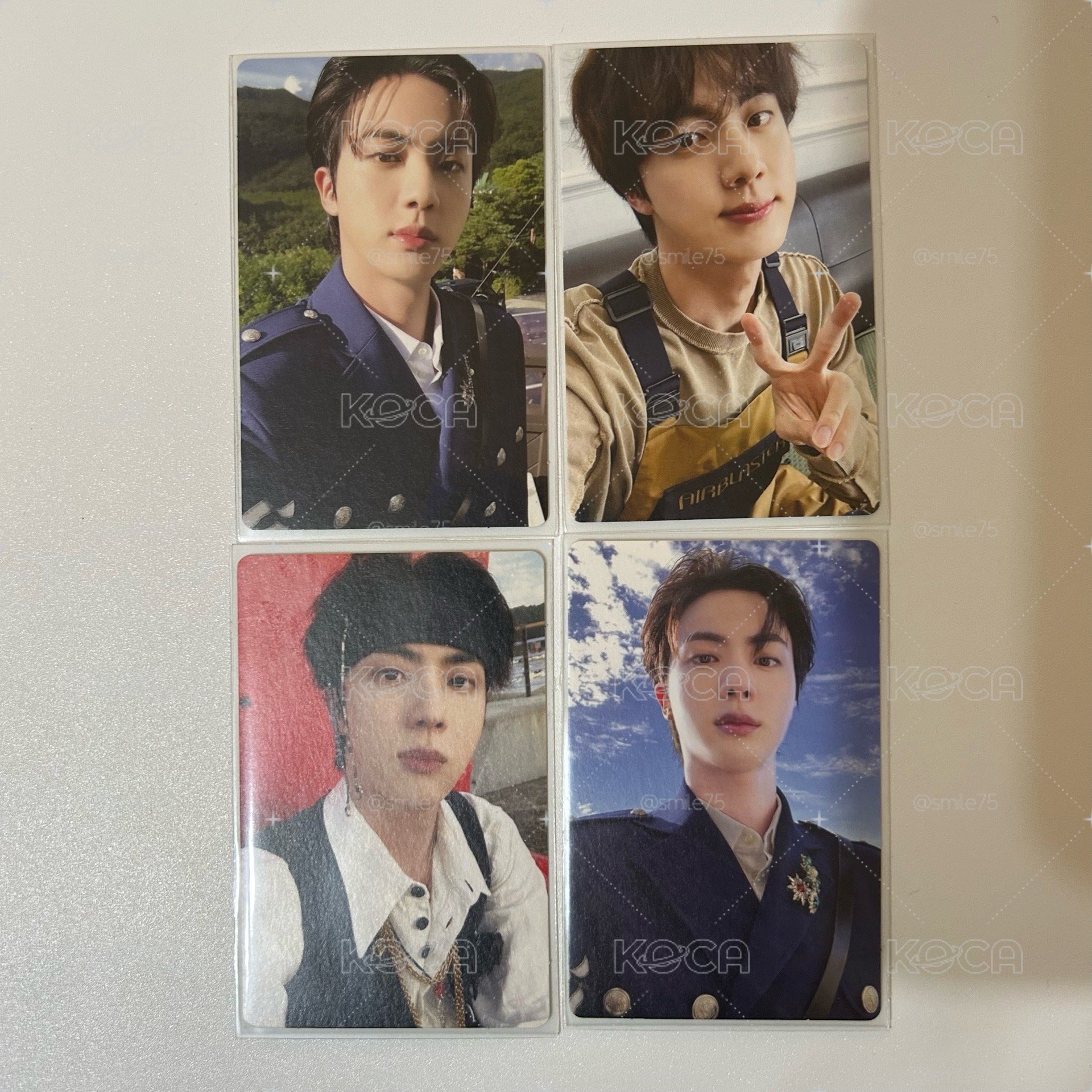 BTS 防彈少年團 金碩珍 Jin 寫真 photo folio 小卡