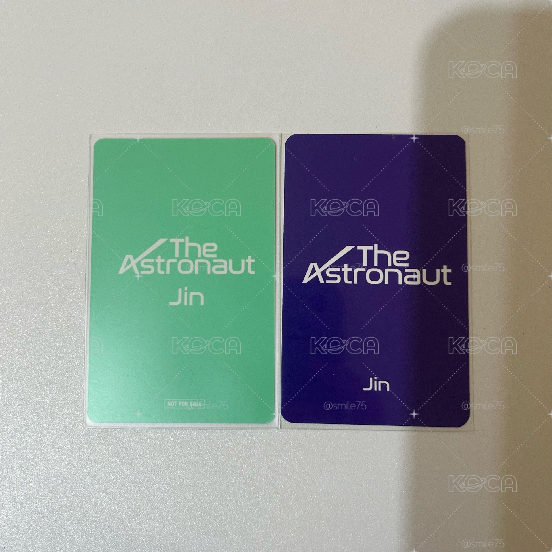 BTS 防彈少年團 金碩珍 Jin the astronaut  環球 特典 SW 幸運卡