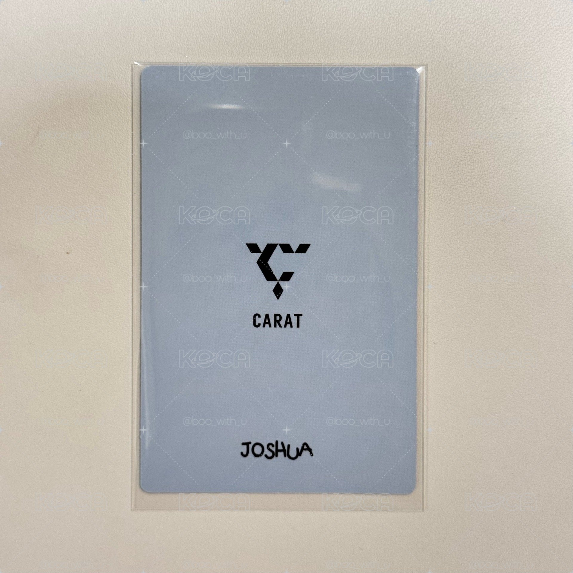 Joshua 九期會員禮 小卡